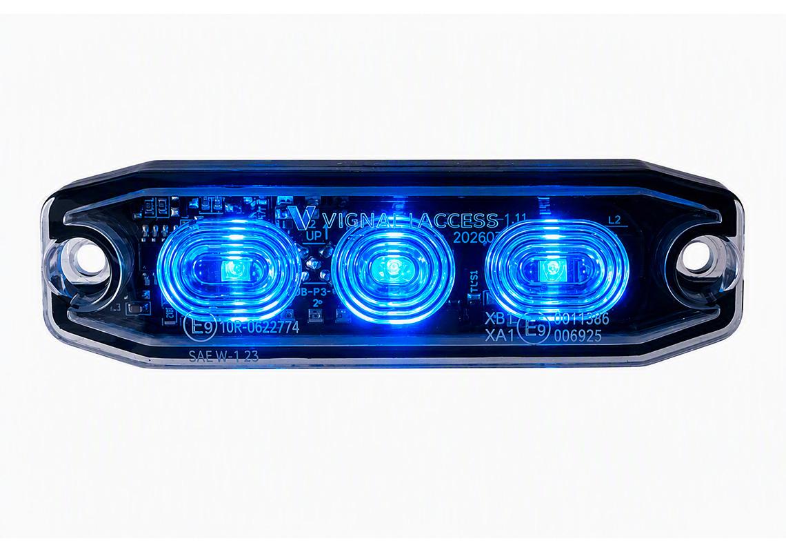 Blue directional light 
